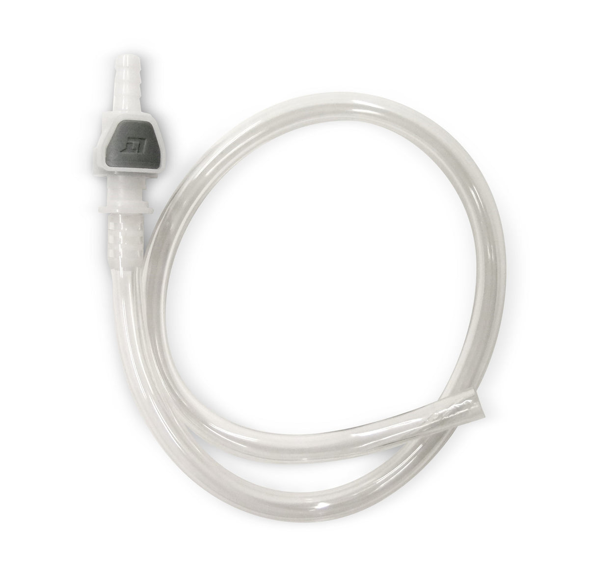 Lifesaver Hydration Bladder Connector, durchsichtiger Schlauch mit grauer Schnellkupplung