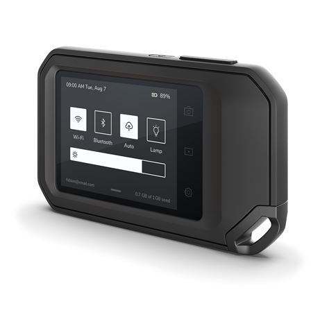 FLIR C3-x Bildschirm mit Einstellungen für WLAN, Bluetooth und Lampe