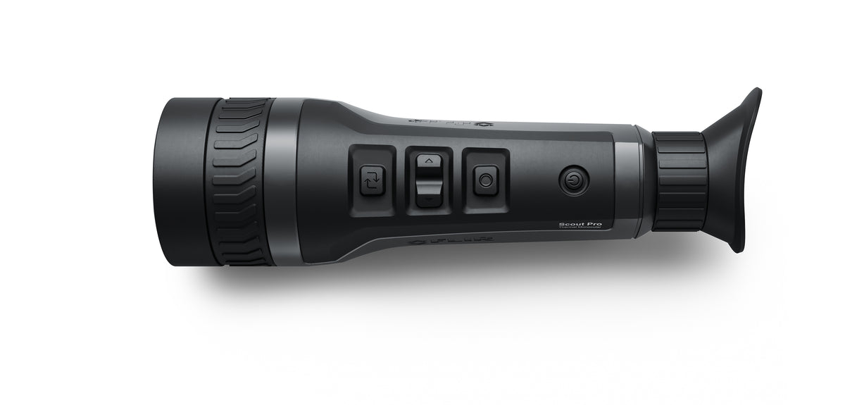 FLIR Scout Pro II von oben mit den Bedientasten und dem Okular