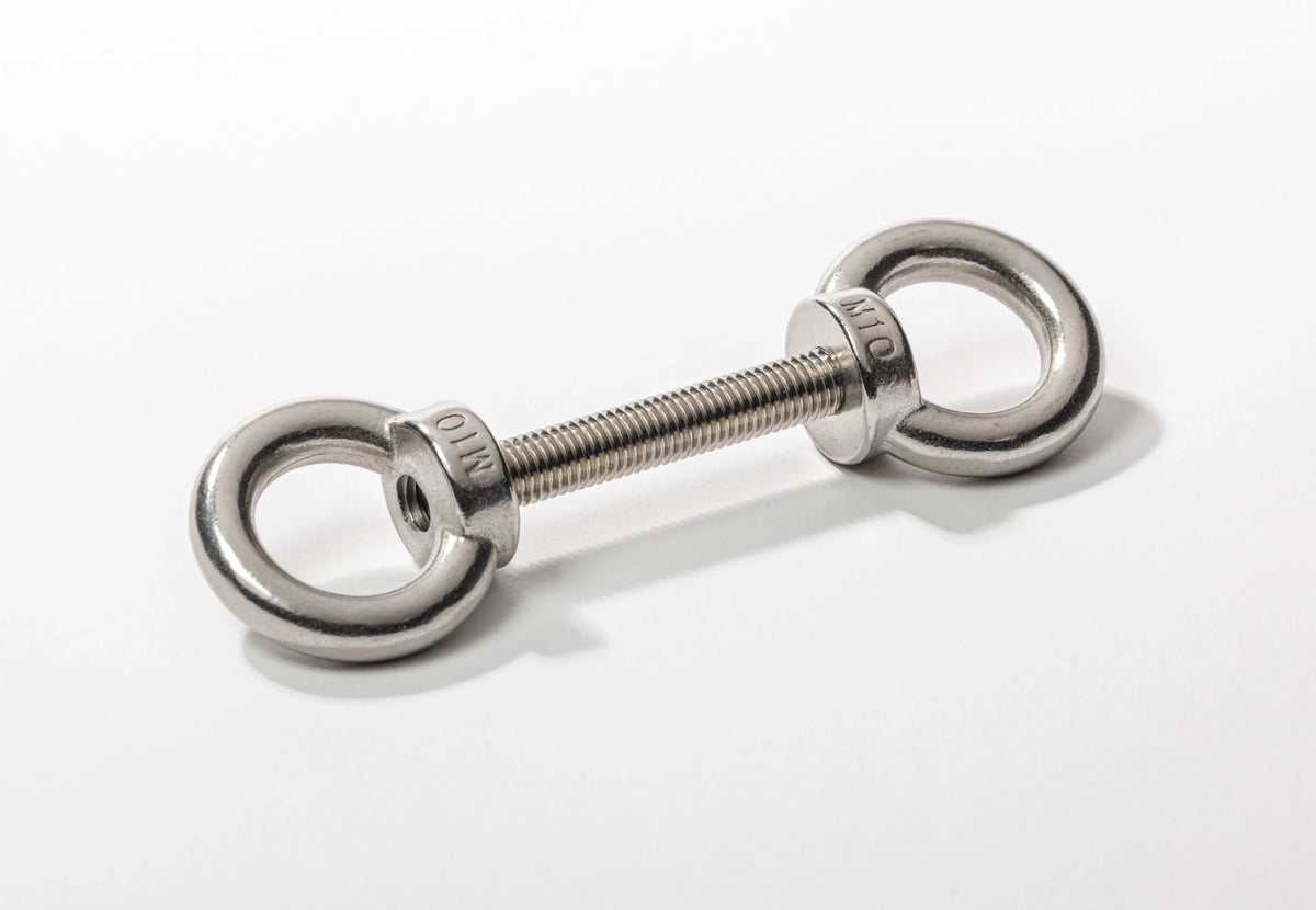CanvasCamp Aluminium Stangenset, Gewindestange mit einer Ringmutter aus Metall an beiden Enden