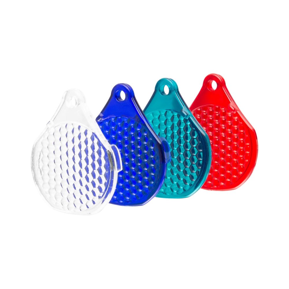 Mactronic Nomad 03 vier Aufsteckkappen in Transparent, Blau, Blaugrün und Rot