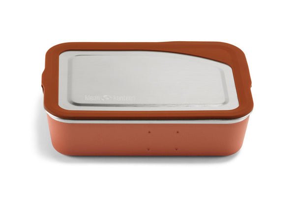 Klean Kanteen Rise Meal Box Brotdose in Rostorange mit Deckel aus Edelstahl