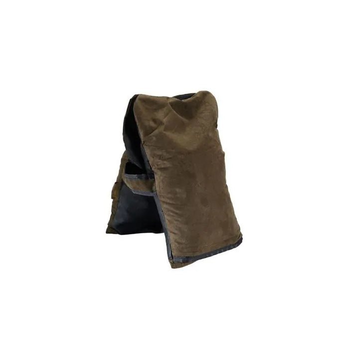 Stealth Gear Double Bean Bag Fox aufrecht gestellt, braungrüner Stoff mit schwarzer Seite