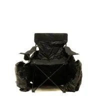 Stealth Gear Einmann-Stuhl Hide M2, der schwarze Klappstuhl mit Armlehnen und Seitentaschen