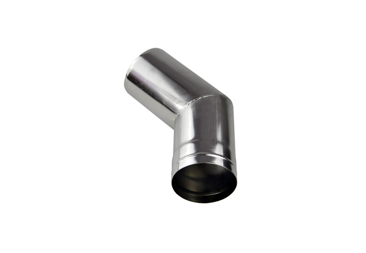 Winnerwell 45° Zeltofenrohr schräg von vorne mit der weiten Öffnung