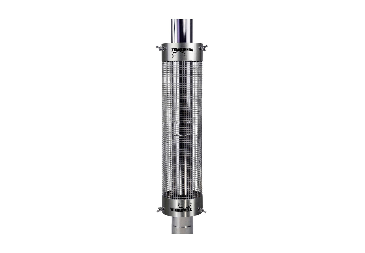 Winnerwell Metallgitter Schutz aus Edelstahlgitter, aufrecht um ein Schornsteinrohr