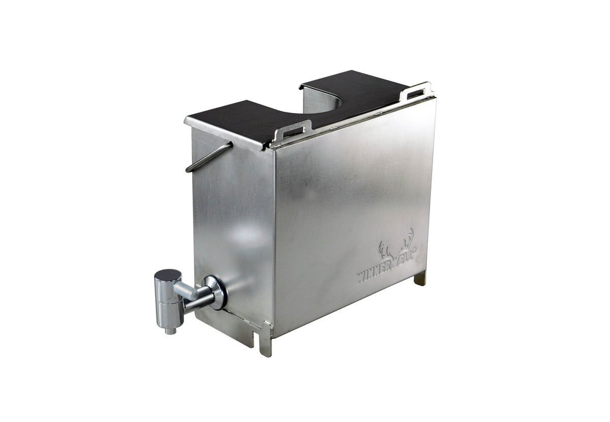 Winnerwell Wassertank in U-Form mit Aussparung oben, kleinem Hahn und Hirschlogo