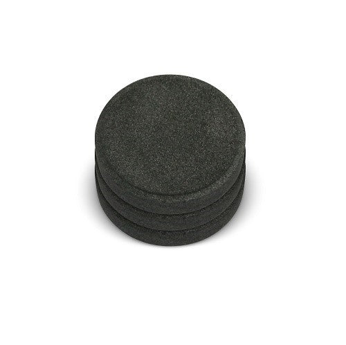 Lifesaver Liberty Active Carbon Discs, drei gestapelte schwarze Kohlescheiben