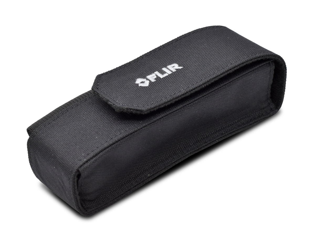 FLIR Pouch Edge Pro, schwarze Aufbewahrungstasche aus Stoff mit Klappe und Logo