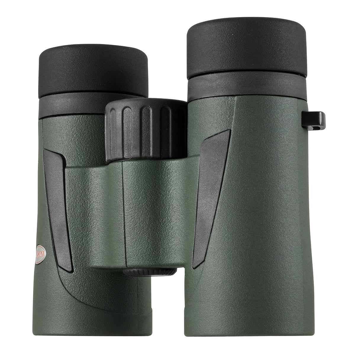 Kowa BDIII 6,5x32 XD von der anderen Seite gesehen, mit der Öse für den Trageriemen