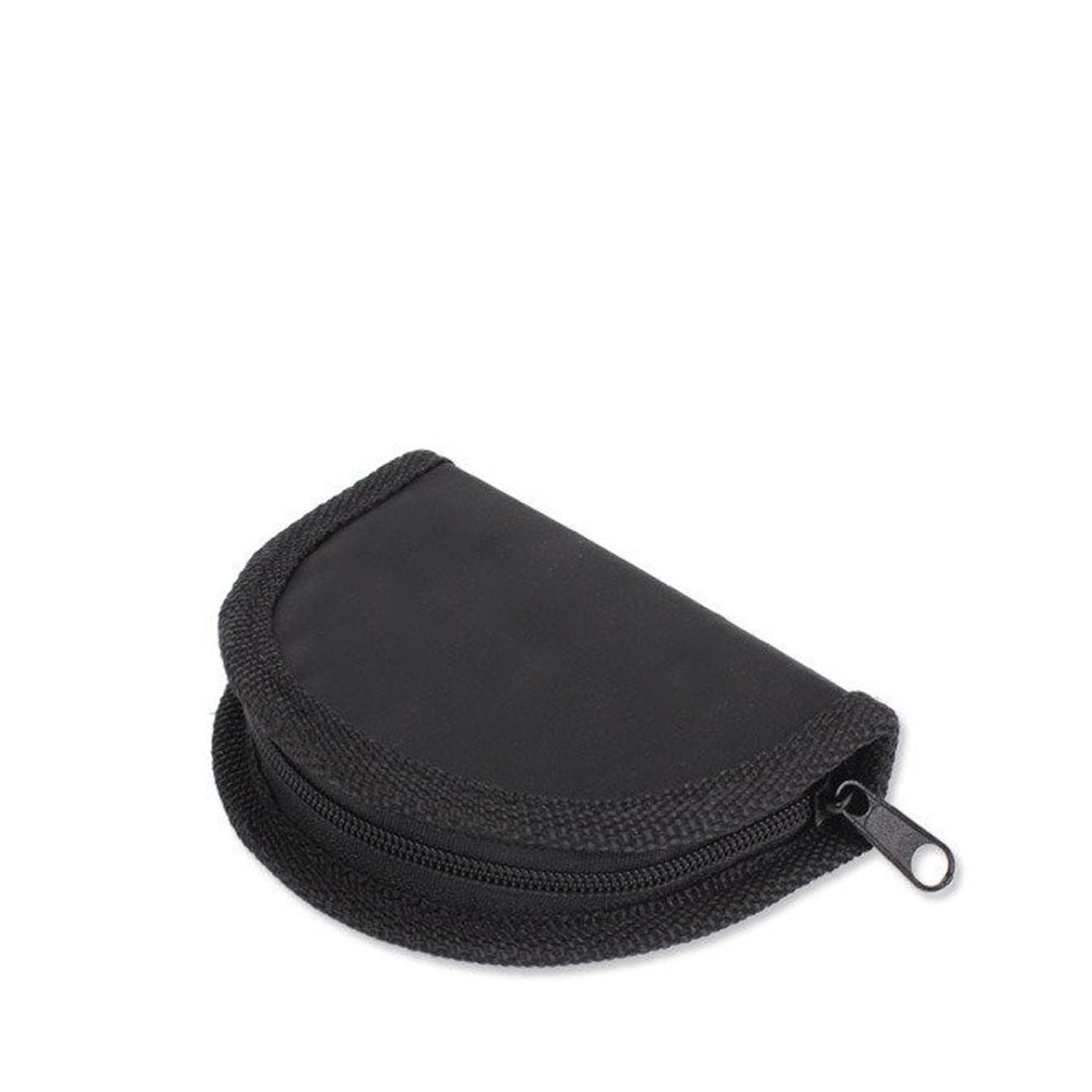 BCB Nähset mit geschlossenem Reißverschluss, halbrundes schwarzes Etui