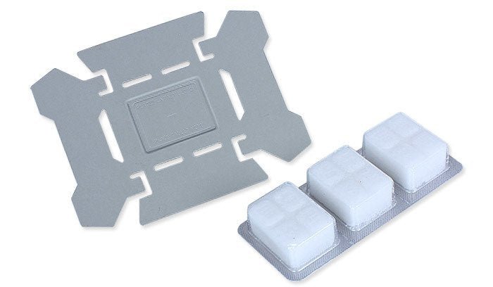 Esbit Emergency Stove, flach faltbarer Kochständer mit drei weißen Brennstofftabletten