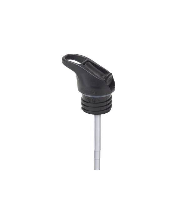 Klean Kanteen Flip Seal Sport Deckel mit dem Strohhalm darunter, von der Seite gesehen