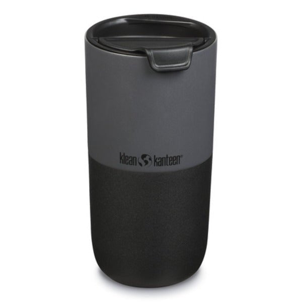 Klean Kanteen Rise Tumbler Flip Lid Becher in Grau und Schwarz mit Klappe im Deckel