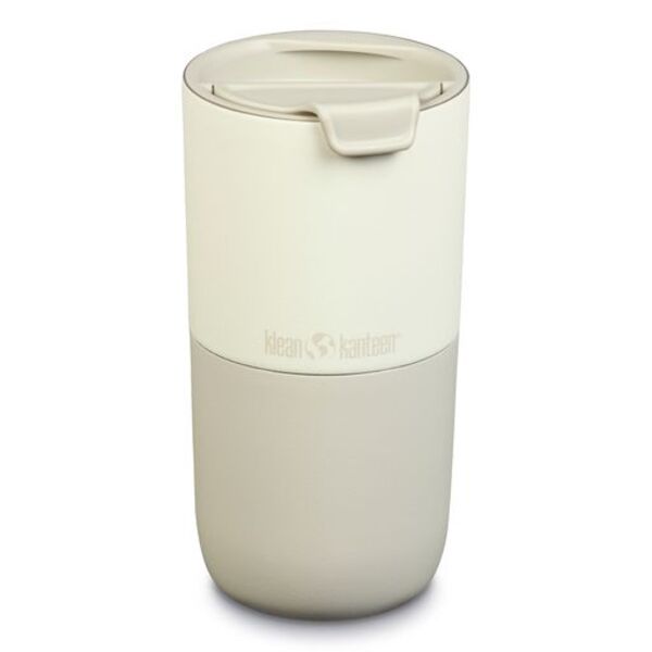 Klean Kanteen Rise Tumbler 473 ml Becher in Creme mit Flip Lid