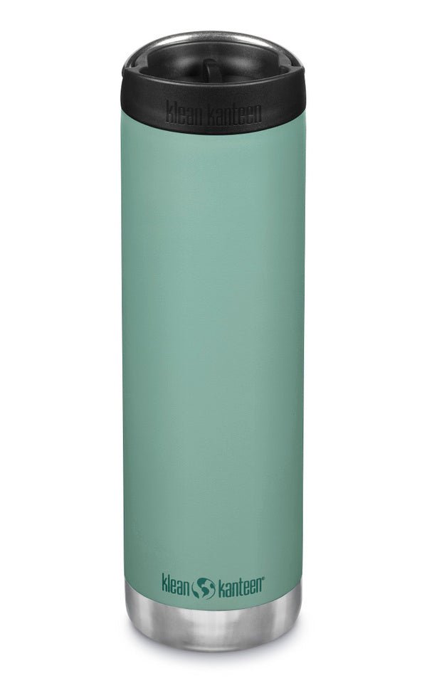 Klean Kanteen TKWide 592 ml in Mintgrün mit schwarzer Café Cap
