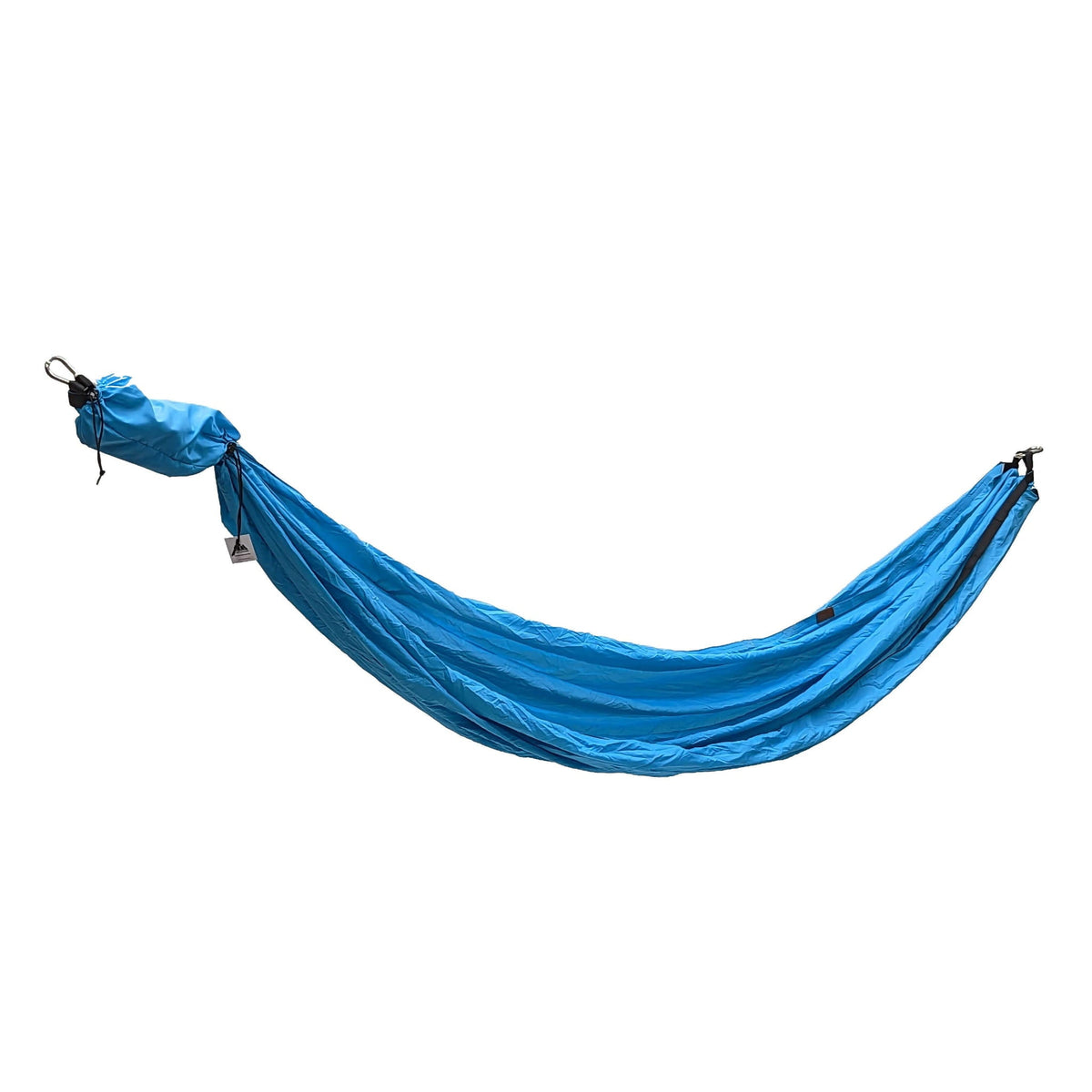 Triplander Summer Classic Hängematte in Knallblau mit dem Packbeutel an einem Ende