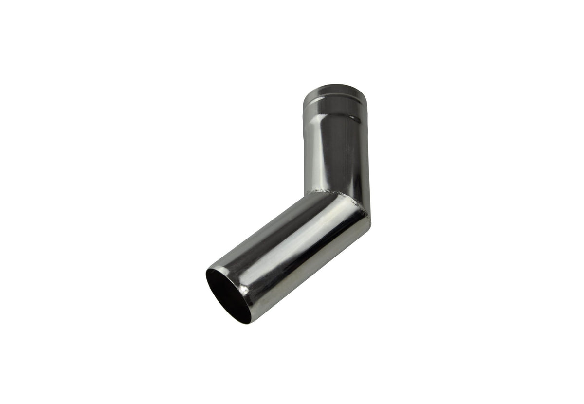 Winnerwell 45° Zeltofenrohr von der anderen Seite mit dem schmalen Ende nach oben